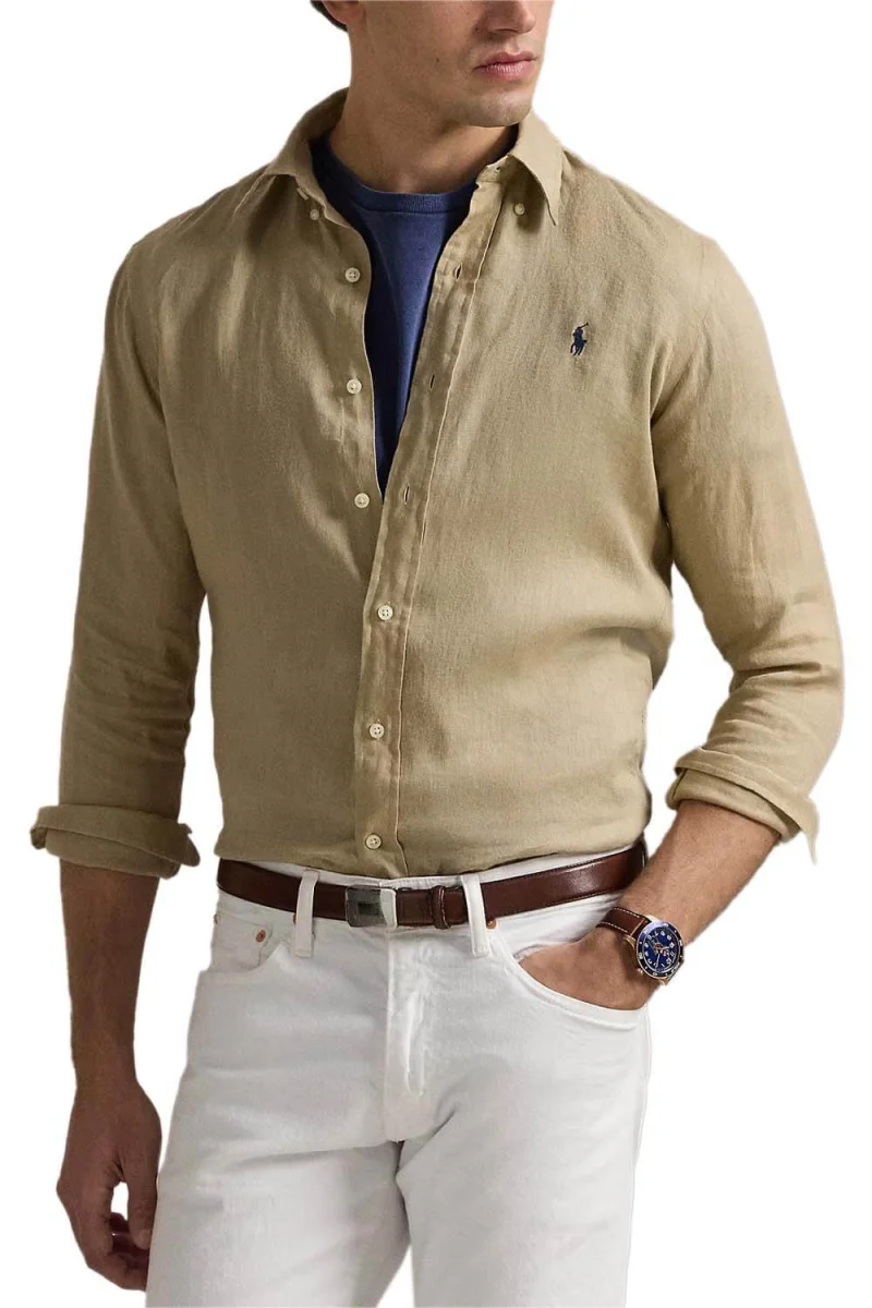 Риза Cubdppcs-Long Sleeve-Sport Shirt 710966294001 250 beige/khaki
