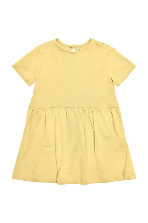 Детски Рокля Kmggaya S/S Fit Flared Dress Jrs 15258957 12-0711 tcx lemon meringue