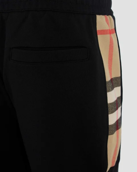 Check Panel Cotton Jogging Pants — снимка 3