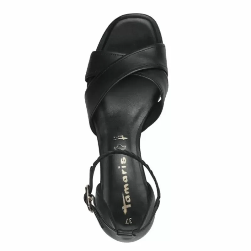 Дамски Сандали На Ток TAMARIS – 1-28316-42-001 BLACK — снимка 5