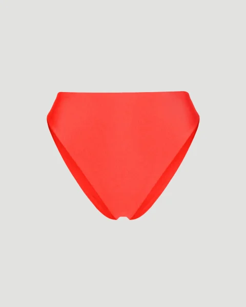 Bound Bikini Bottoms in Coral