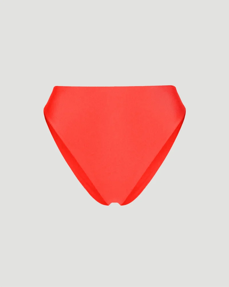 Bound Bikini Bottoms in Coral