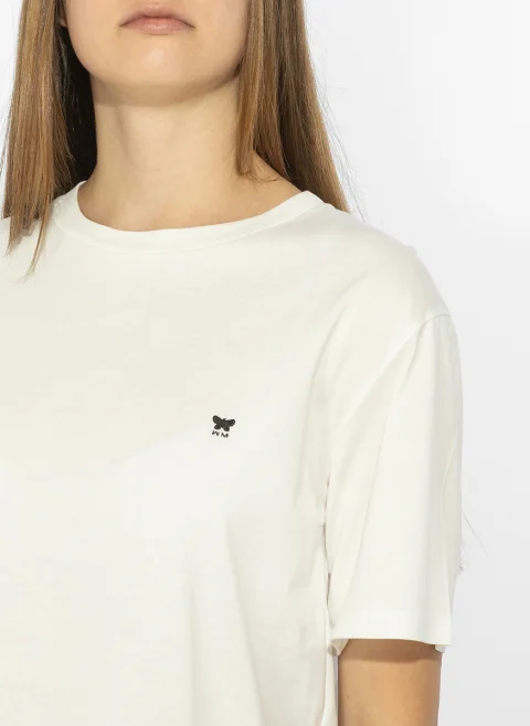 Тишърт с лого бродерия Weekend Max Mara Wkdvenaco — снимка 5