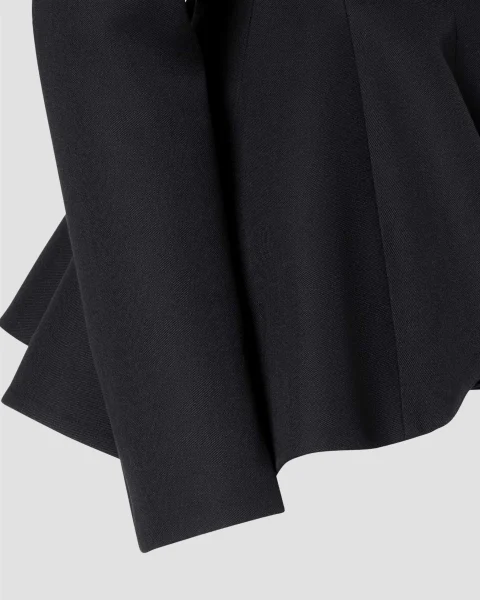 Grain de Poudre Wool Jacket in Black — снимка 3