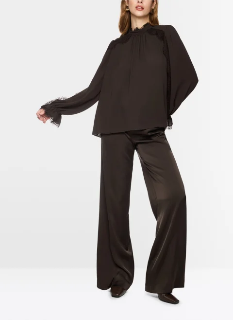 Блуза с дантела Marc Cain Collections — снимка 2