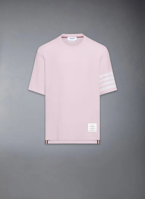 Тишърт с '4-bar' детайл Thom Browne — снимка 6