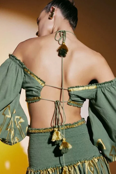 Top M-1589 khaki — снимка 2