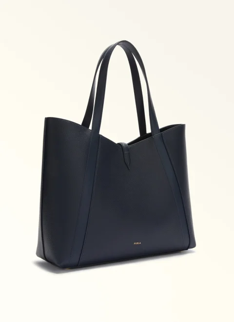 Чанта Furla Goccia Ink Blue L — снимка 6