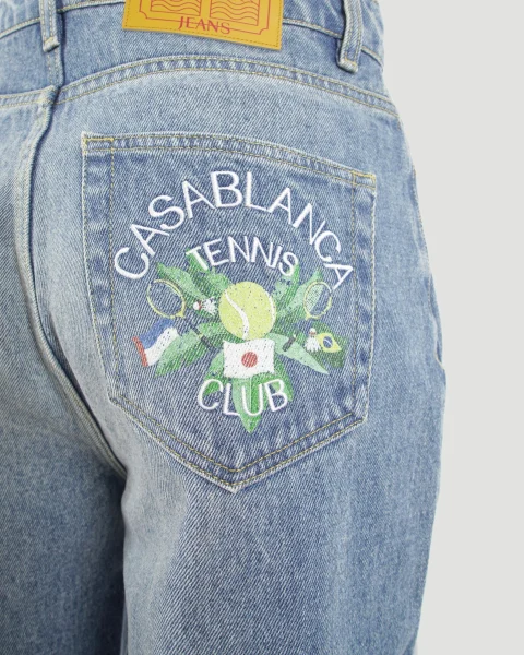 Women's Vintage Distressed Washed Jeans — снимка 2