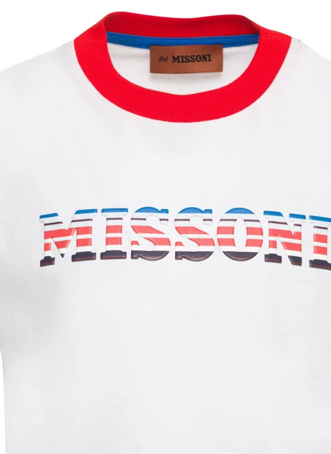 Тишърт с 3D лого принт Missoni — снимка 2