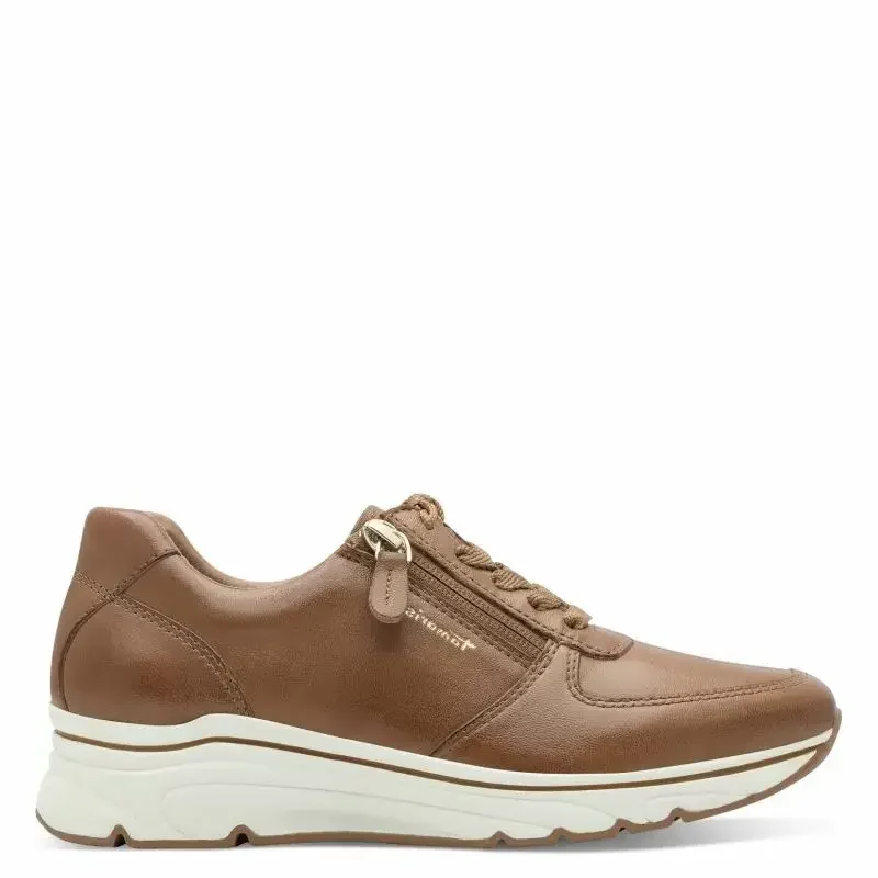 Дамски Сникърс TAMARIS – 1-23711-42-348 COGNAC LEATHER