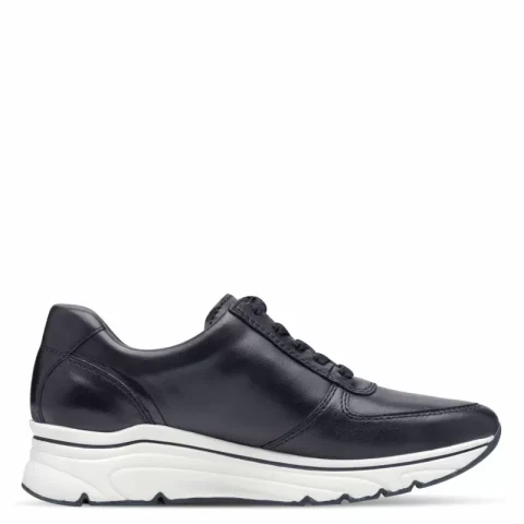 Дамски Сникърс TAMARIS – 1-23711-42-848 NAVY LEATHER — снимка 2