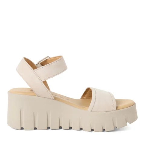 Дамски Сандали На Платформа TAMARIS – 1-28712-42-378 TAUPE SUEDE_1 — снимка 2