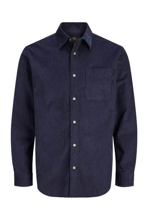 Риза Jprbluray Corduroy L/S 12301352 19-3924 TCX night sky