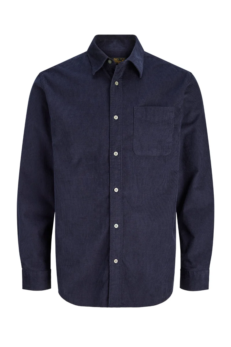 Риза Jprbluray Corduroy L/S 12301352 19-3924 TCX night sky