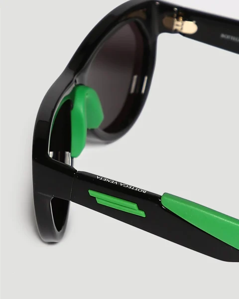 Mitre Square Rounded Injected Acetate Sunglasses in Multicolour — снимка 3
