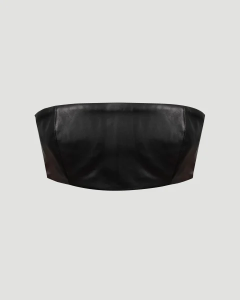 Tube Top in Leather