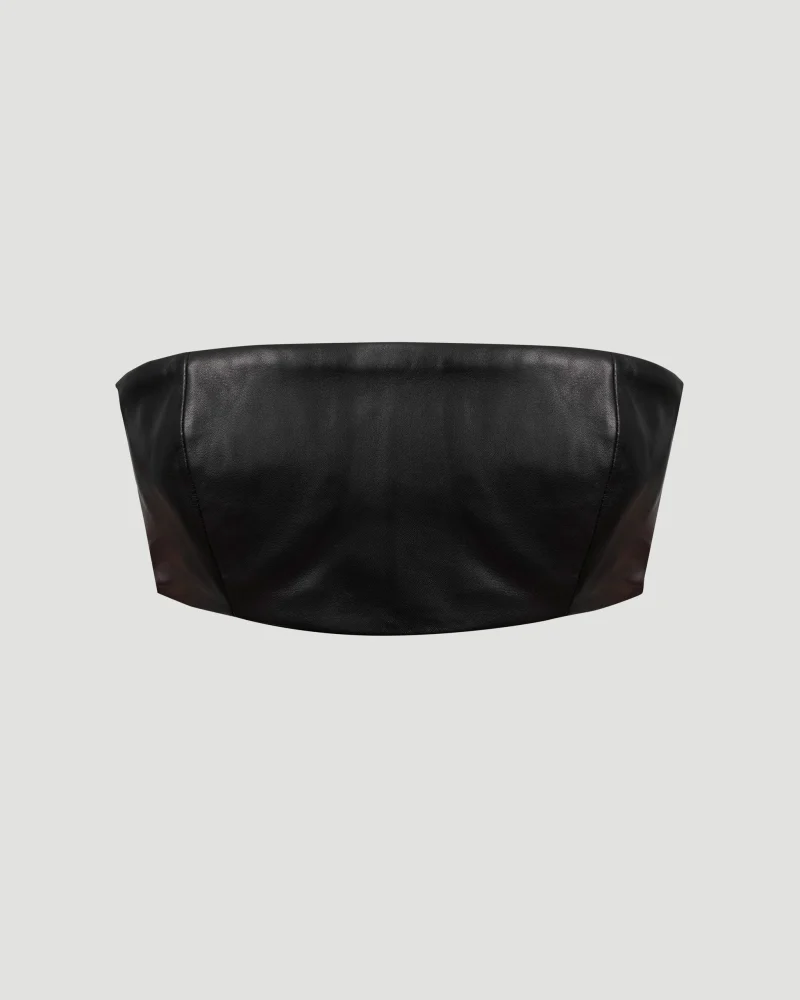 Tube Top in Leather