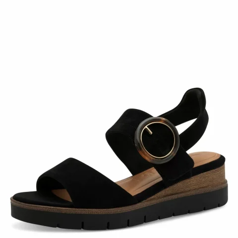 Дамски Сандали На Платформа TAMARIS – 1-28206-42-007 BLACK UNI — снимка 3