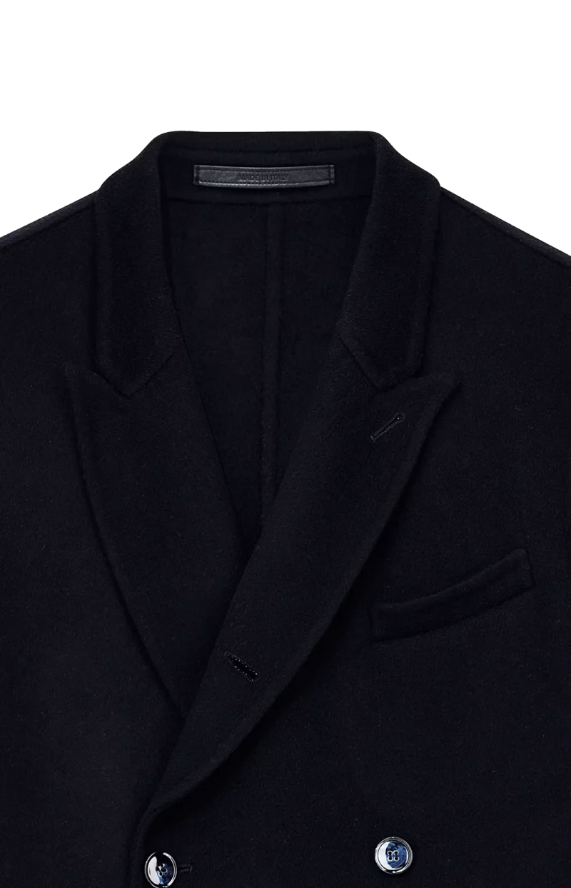 Double Cashmere Regular Fit Blazer in Dark Navy — снимка 2