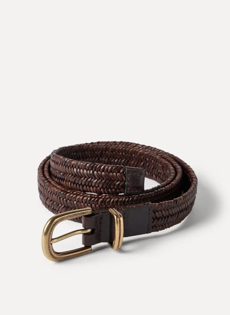Плетен колан Brunello Cucinelli — снимка 2