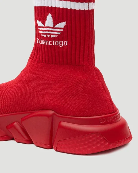 Balenciaga x adidas Speed Trainers in Red — снимка 3