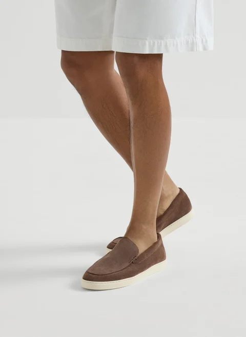 Велурени мокасини 'Sport style' Brunello Cucinelli — снимка 5