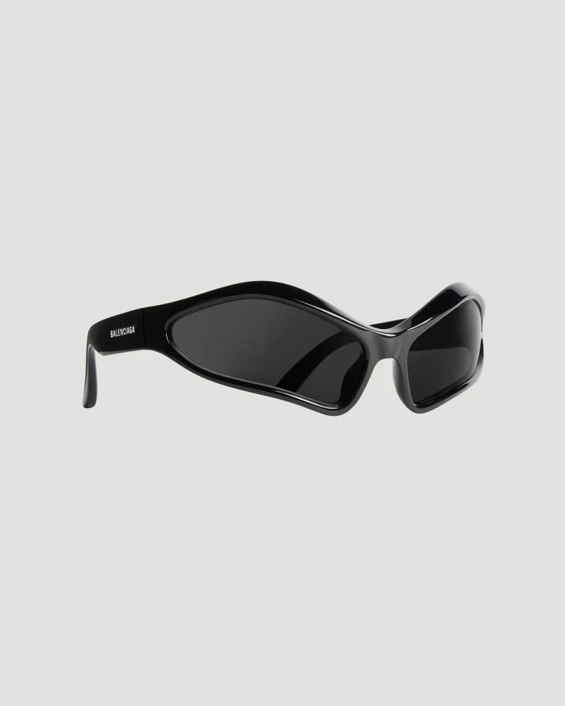 Fennec Oval Sunglasses in Black — снимка 2