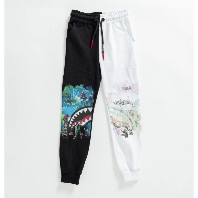 Детско памучно долнище с щампа SPRAYGROUND