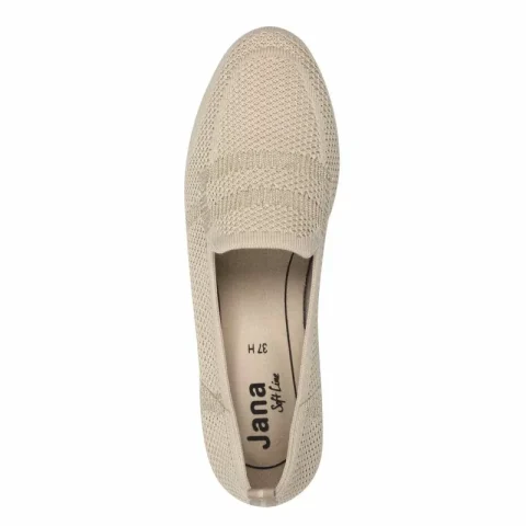 Дамски Лоуфър Jana Softline – Jana Softline BEIGE/GOLD — снимка 5