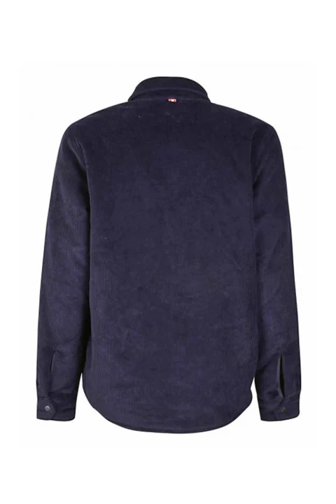Overshirt Chalet Double Face Overshirt CHA0001-00466E corduroy 61 blue navy — снимка 2