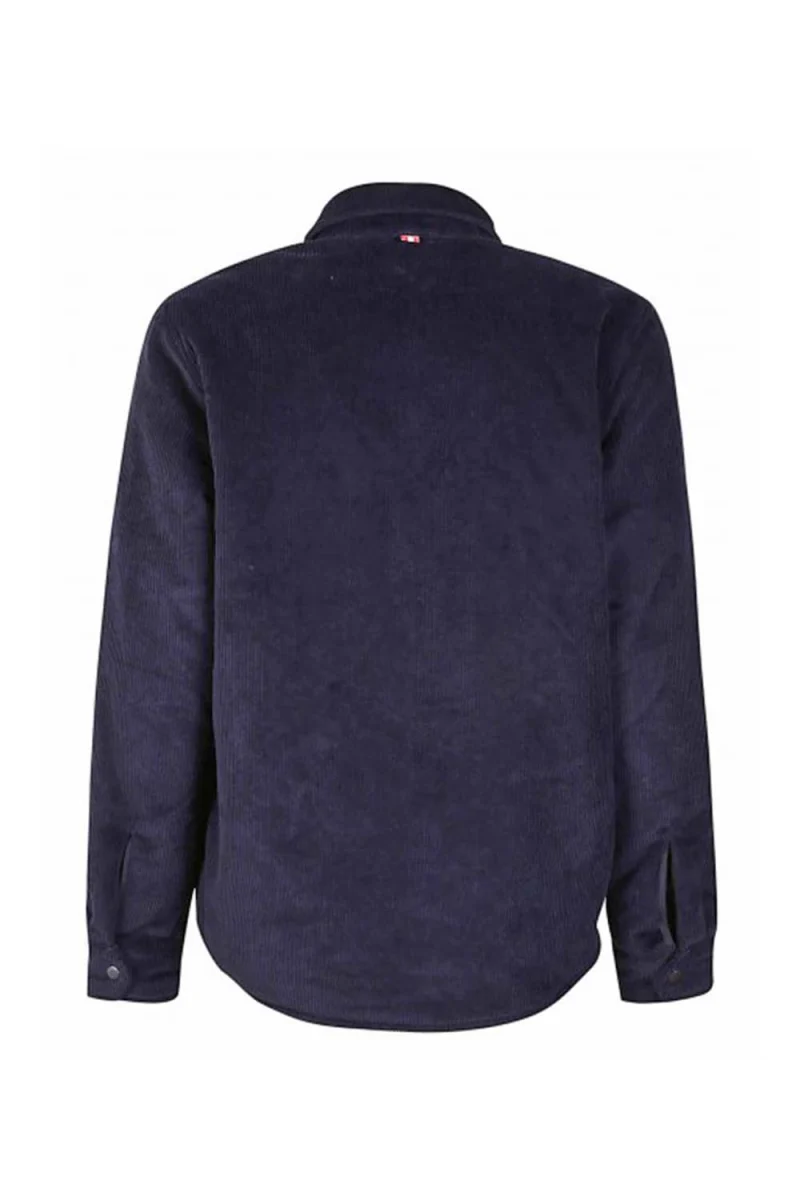 Overshirt Chalet Double Face Overshirt CHA0001-00466E corduroy 61 blue navy — снимка 2