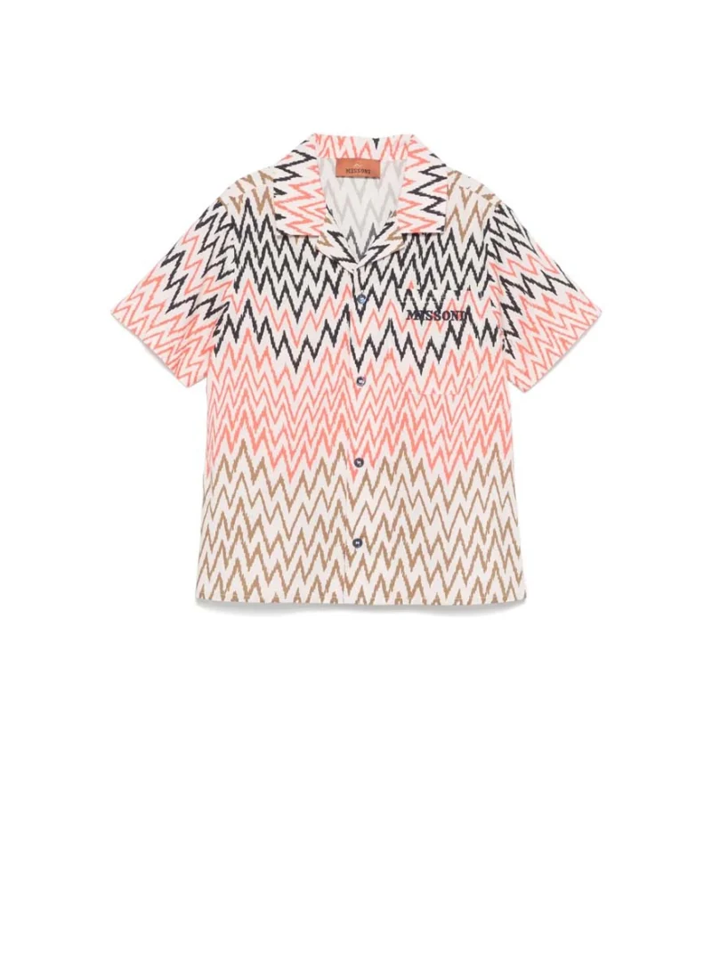 Риза с цялостен 'Zig-Zag' принт Missoni