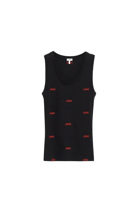 Tank Top in Stretch Cotton