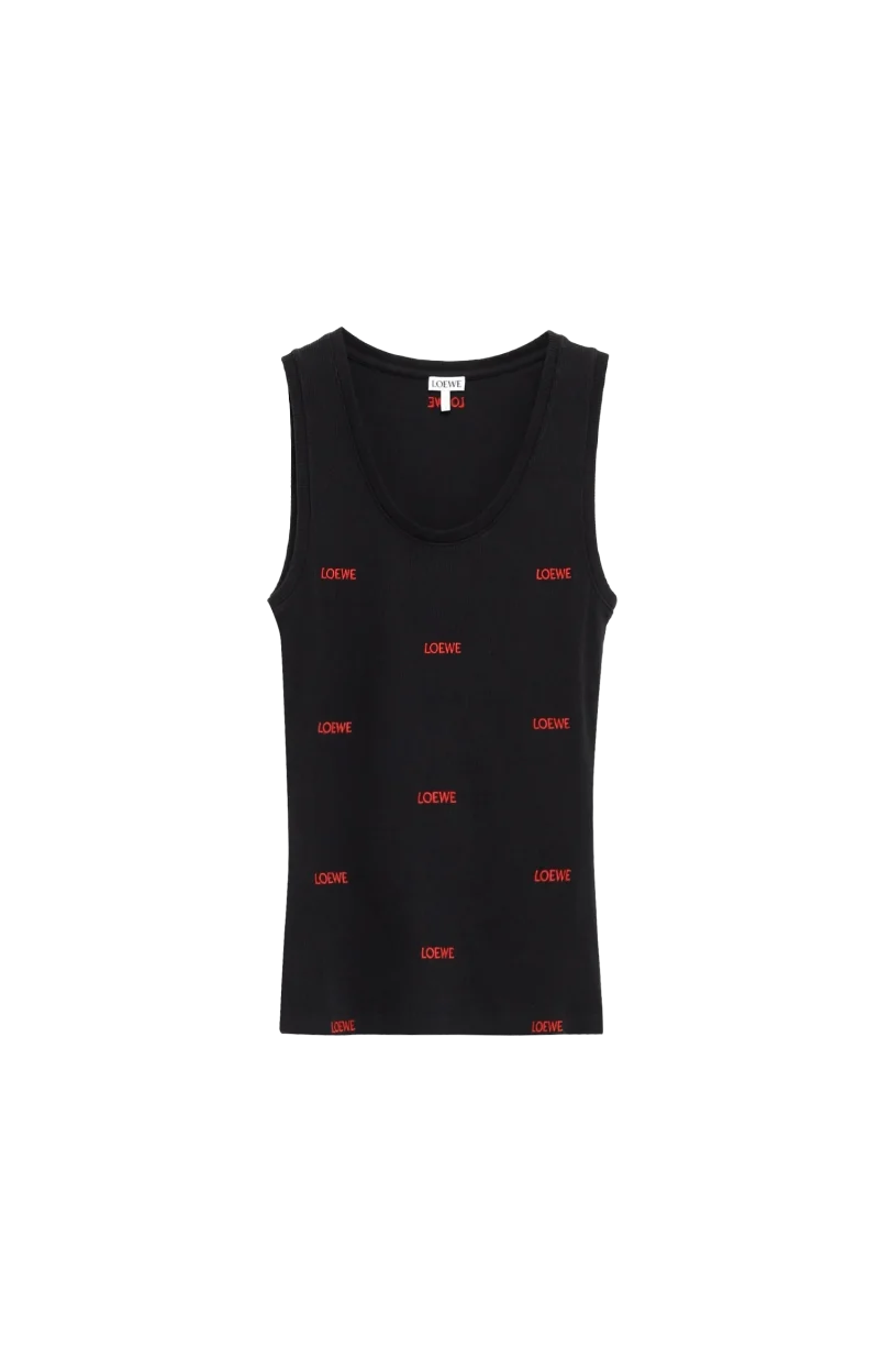 Tank Top in Stretch Cotton