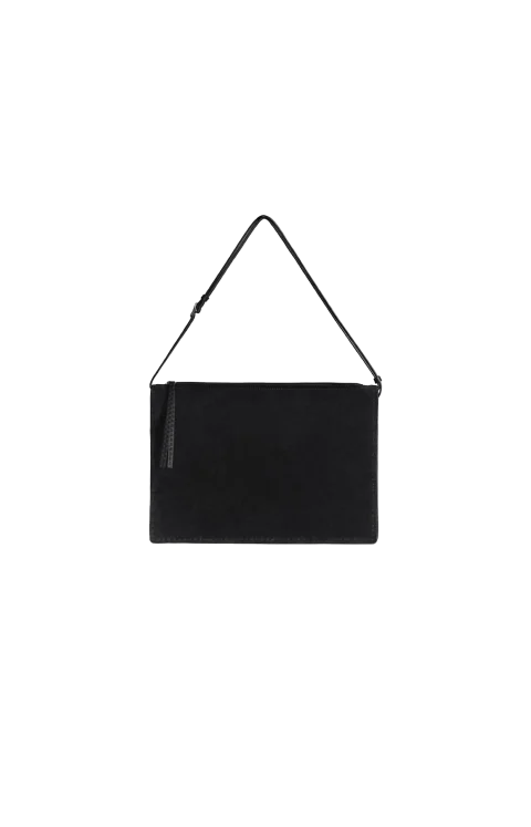 Glove Pochette in Black Suede