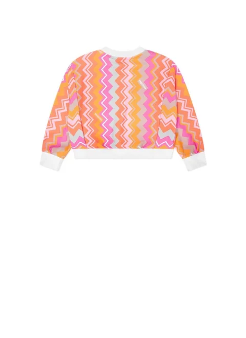 Суитшърт с бродерия Missoni Kids — снимка 2