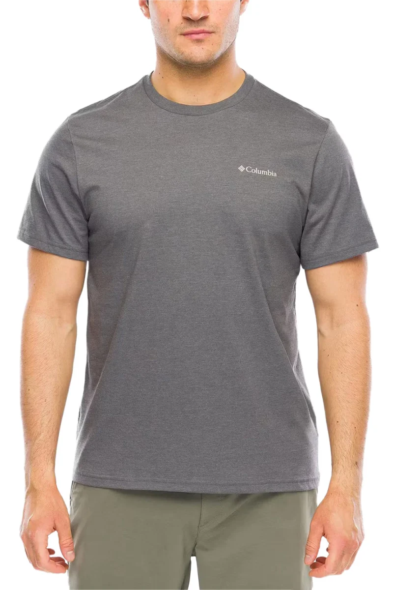 T-Shirt CSC Outdoor Back Graphic 2155021 023 city grey heather, sunscape