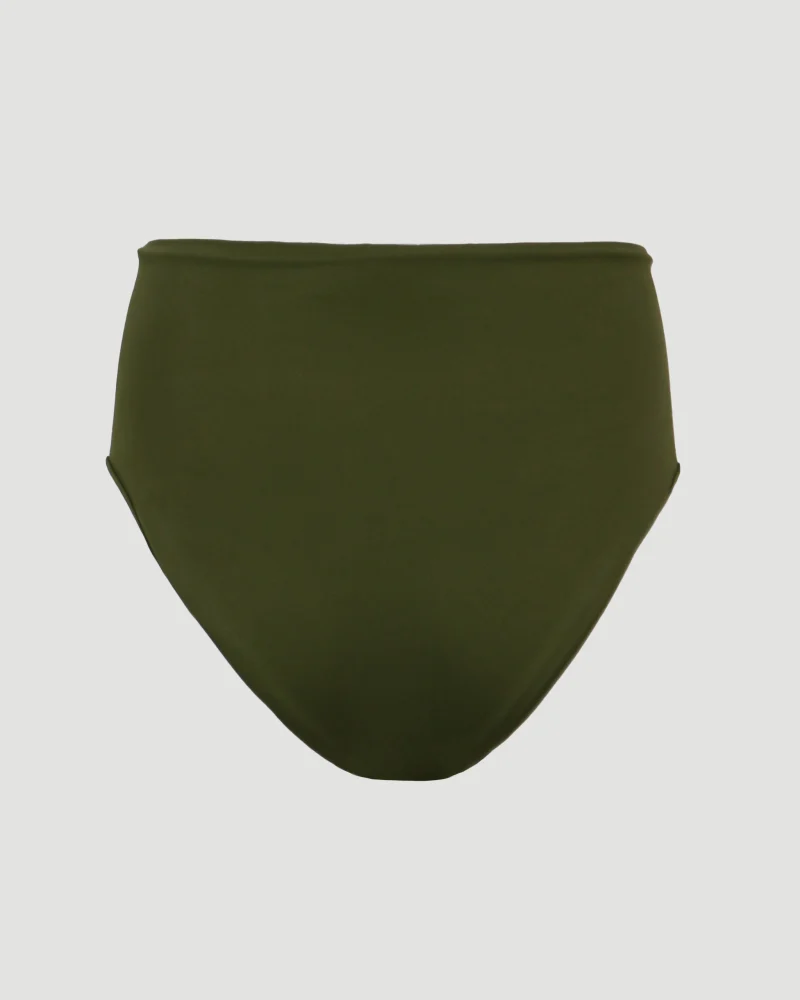 Green High Waisted Brief — снимка 2