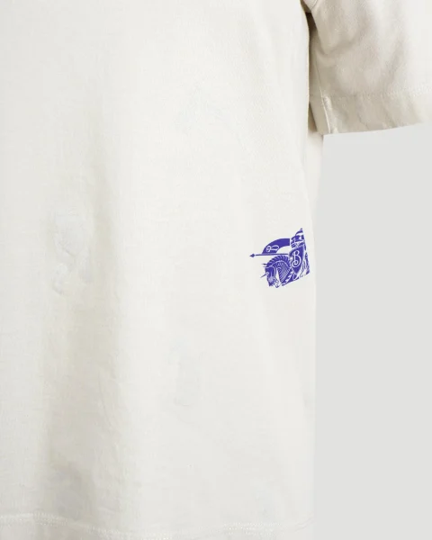 EKD Cotton T-Shirt in Neutrals — снимка 2