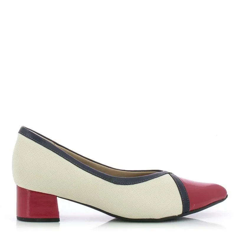Токчета PICCADILLY – 739063 OFF WHITE/NAVY/HIBISCO