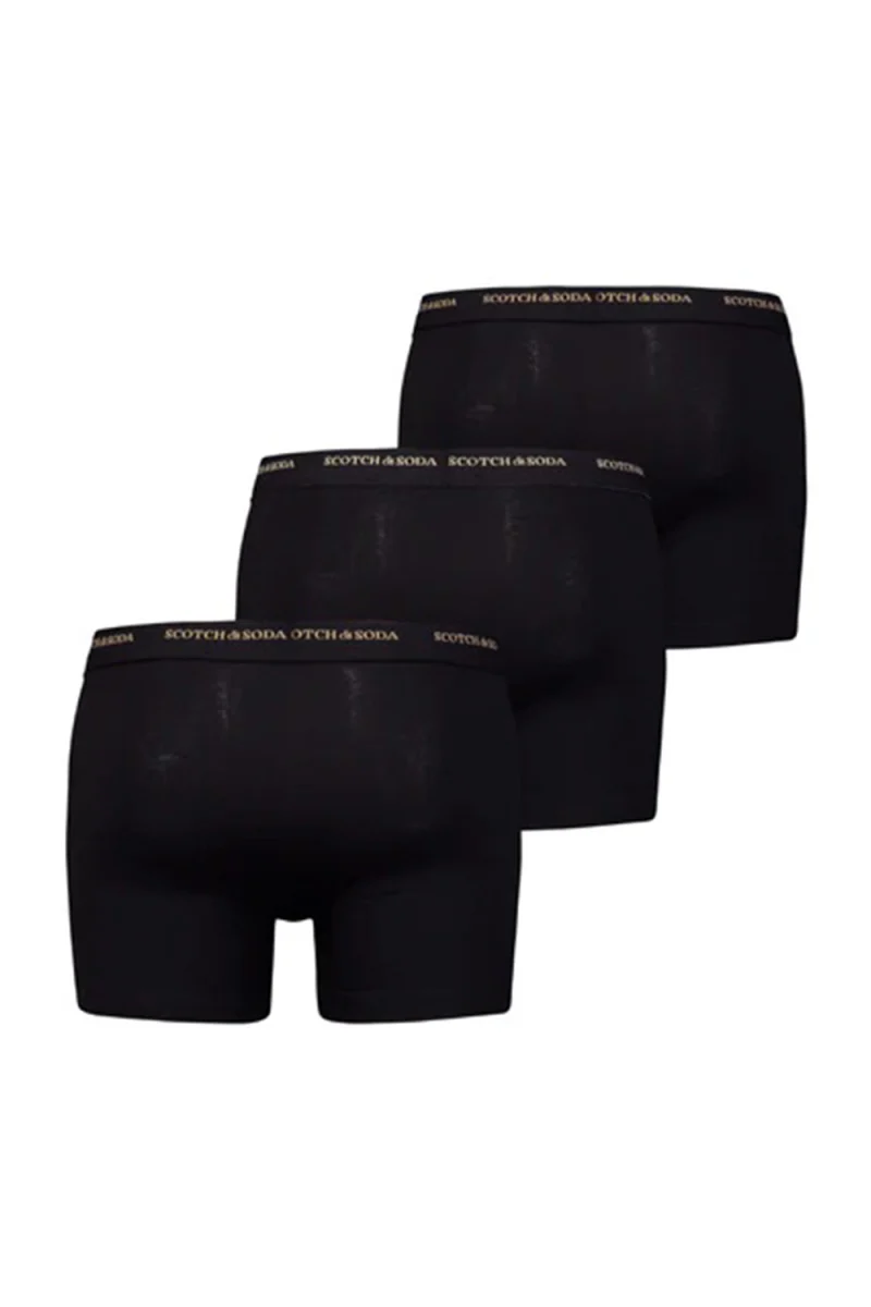 Бельо (Pack of 3) Scso Base Logo Boxer 701222704 SCU001 black — снимка 2