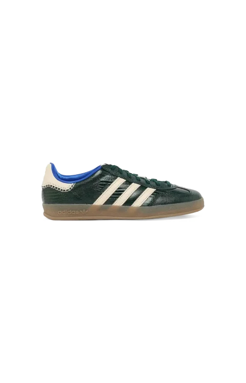 Gazelle Suede Croc in Green Night
