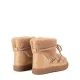 Дамски бежови боти Curly Sneaker Inuikii — снимка 5