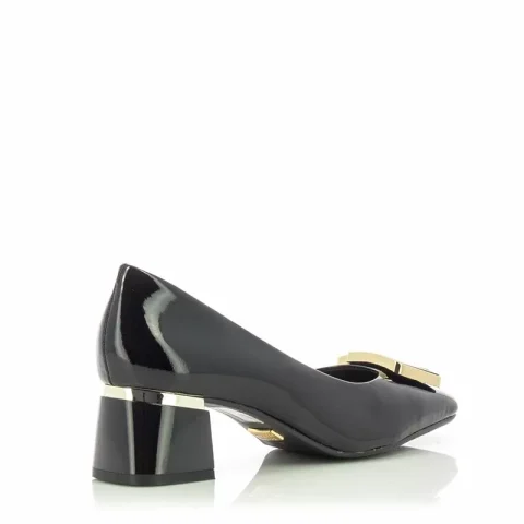 Токчета DONNA ITALIANA – 11389-610-724 VZ SEDA BLACK MA — снимка 3