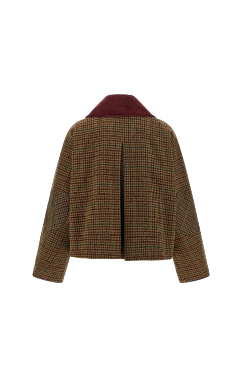 Jacket in Multicolor Check Twill — снимка 2