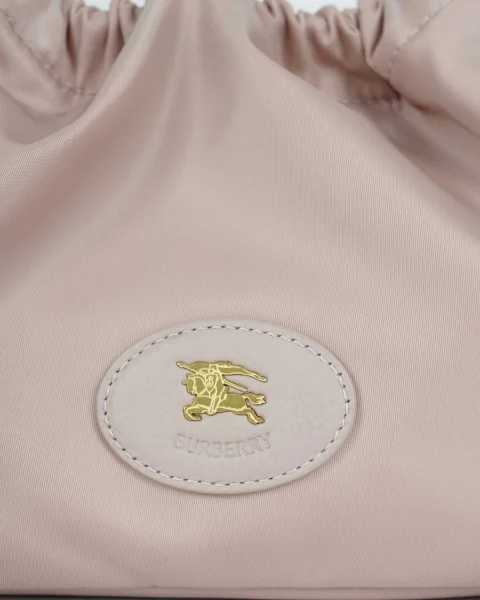 Reversible Horseshoe Drawstring Pouch in Pink — снимка 3