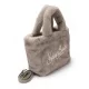 Дамска сива чанта Mini Vanity SAINT BARTH — снимка 3