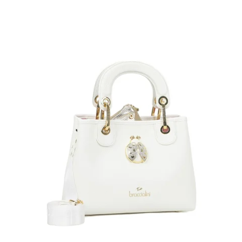 Дамска бяла чанта Beth Jewels Braccialini — снимка 6