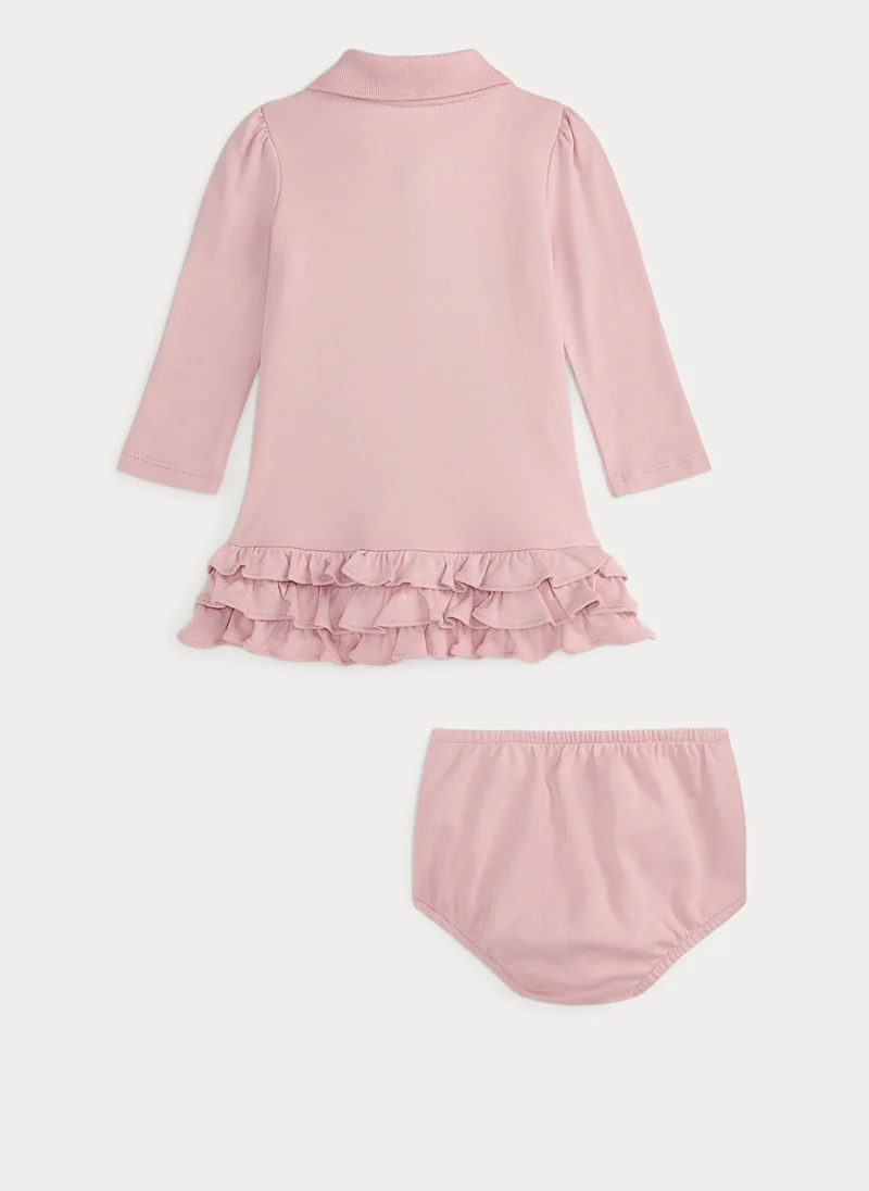 Рокля с бродерия Ralph Lauren Kids — снимка 2